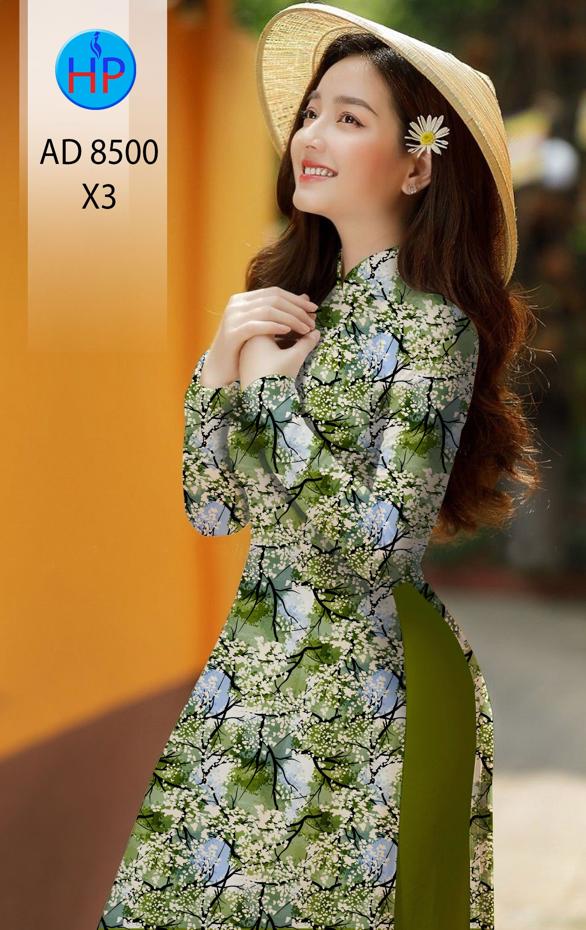 Vải Áo Dài Hoa Đều mới ra AD 8500