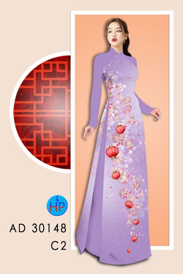 Vải Áo Dài Hoa In 3D thiết kế 2020 AD 30148
