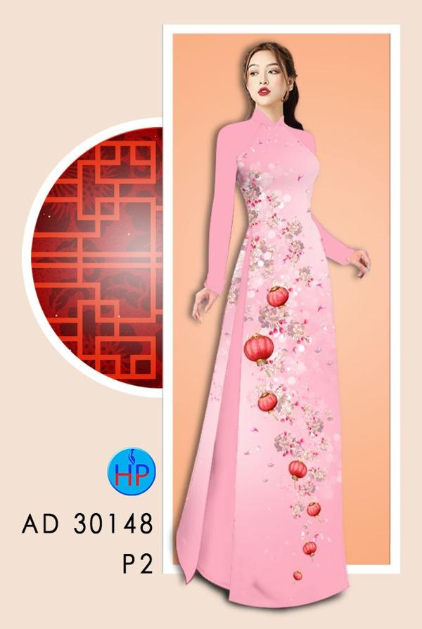 Vải Áo Dài Hoa In 3D thiết kế 2020 AD 30148