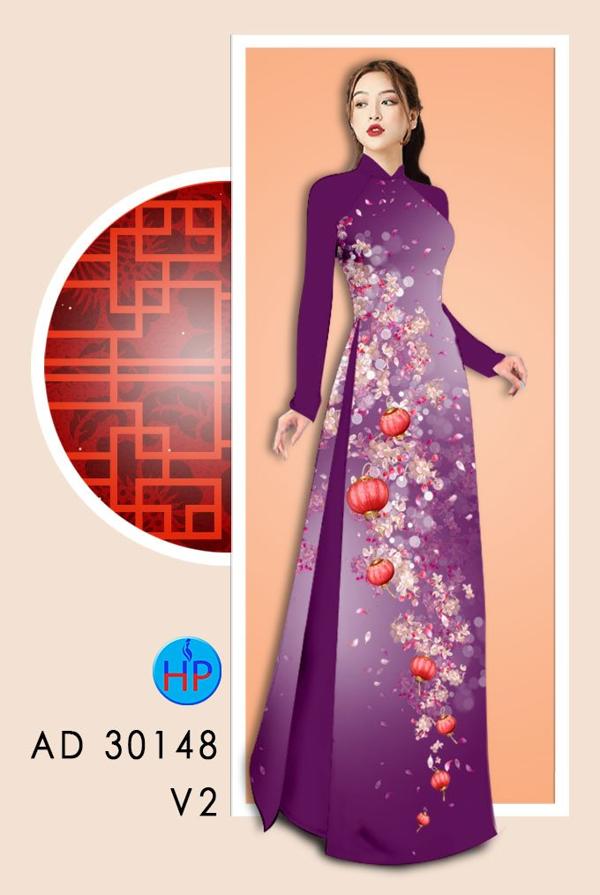 Vải Áo Dài Hoa In 3D thiết kế 2020 AD 30148