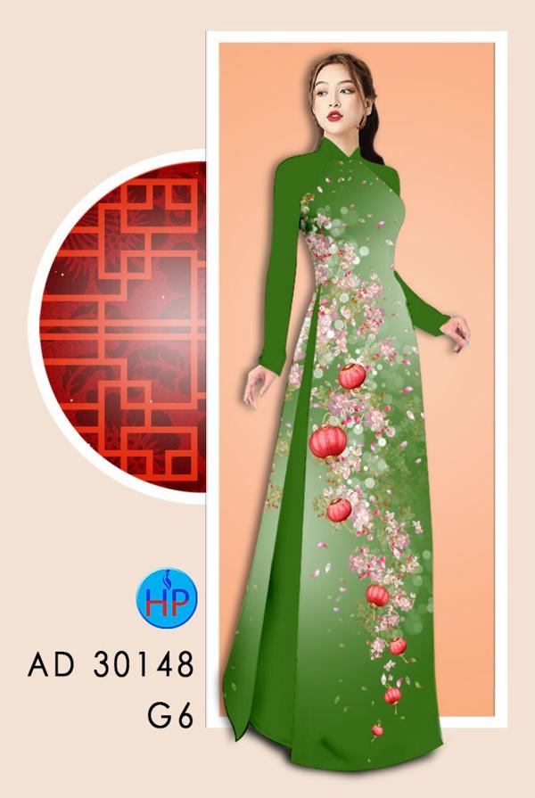 Vải Áo Dài Hoa In 3D thiết kế 2020 AD 30148