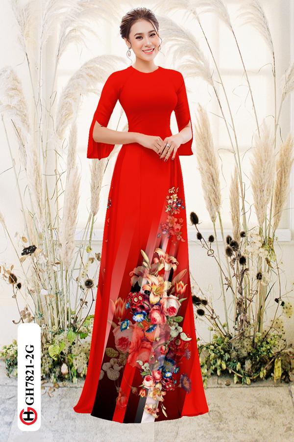 Vải Áo Dài Hoa Hồng mới ra AD GH7821 35 Vải Áo Dài Hoa Hồng mới ra AD GH7821