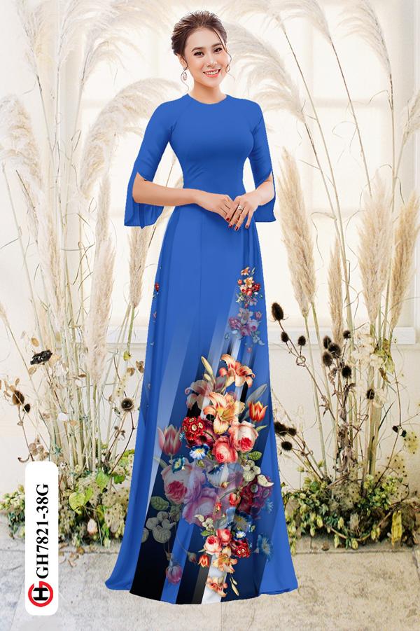 Vải Áo Dài Hoa Hồng mới ra AD GH7821 36 Vải Áo Dài Hoa Hồng mới ra AD GH7821