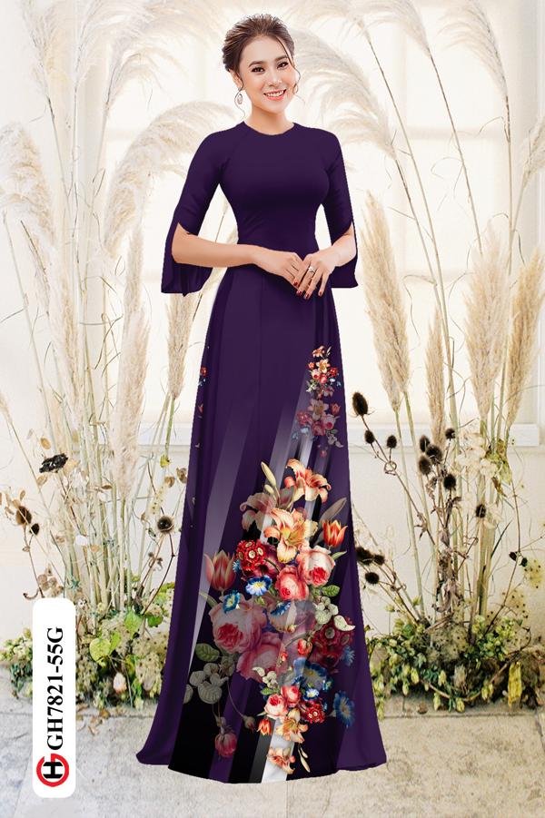 Vải Áo Dài Hoa Hồng mới ra AD GH7821 39 Vải Áo Dài Hoa Hồng mới ra AD GH7821