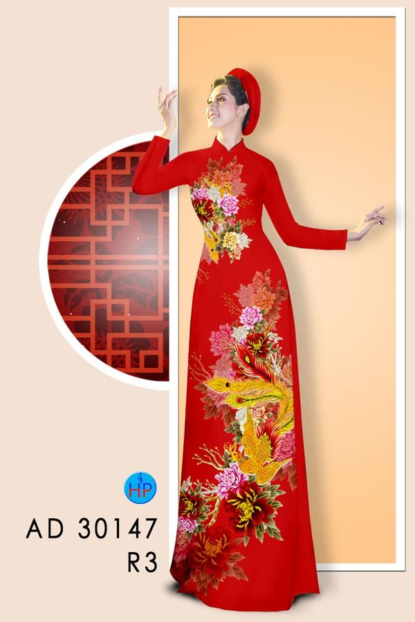 Vải Áo Dài Chim Phụng Đón Tết kiểu mới AD 30147 38 Vải Áo Dài Chim Phụng Đón Tết kiểu mới AD 30147