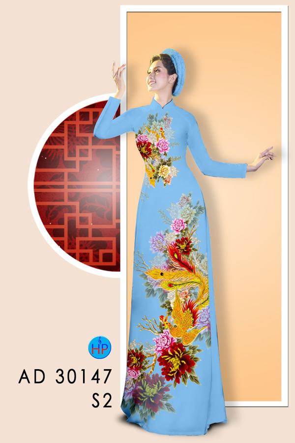 Vải Áo Dài Chim Phụng Đón Tết kiểu mới AD 30147 37 Vải Áo Dài Chim Phụng Đón Tết kiểu mới AD 30147