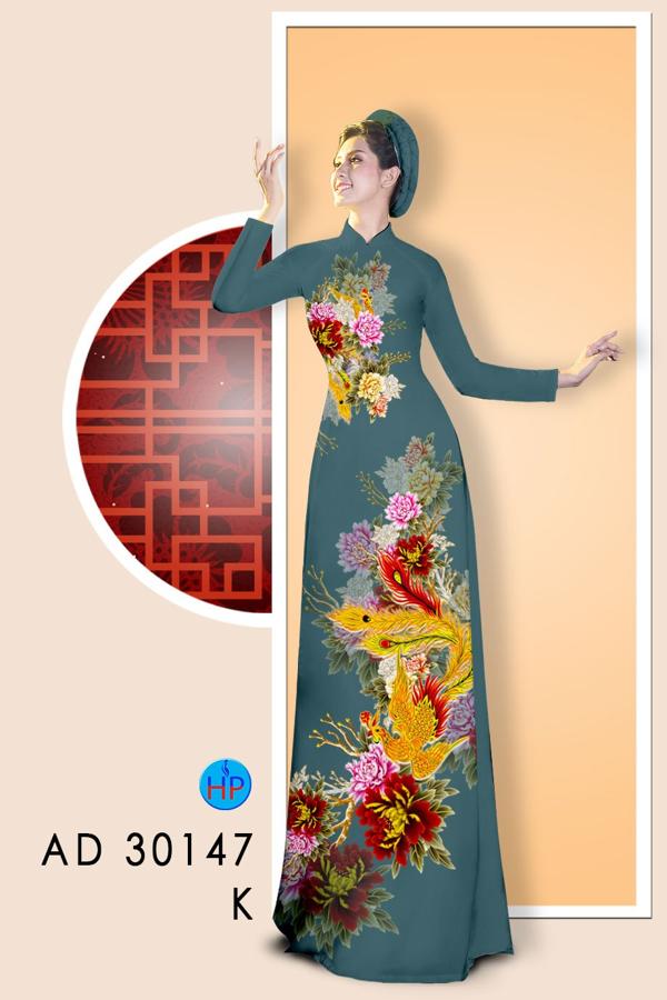 Vải Áo Dài Chim Phụng Đón Tết kiểu mới AD 30147 41 Vải Áo Dài Chim Phụng Đón Tết kiểu mới AD 30147