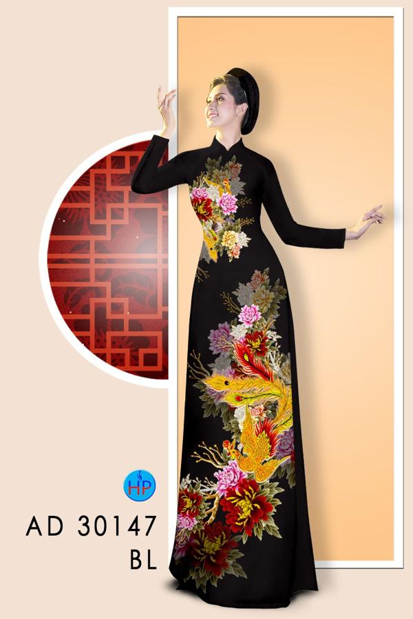 Vải Áo Dài Chim Phụng Đón Tết kiểu mới AD 30147 42 Vải Áo Dài Chim Phụng Đón Tết kiểu mới AD 30147