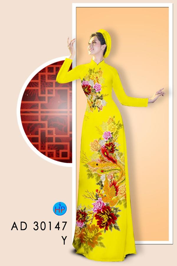 Vải Áo Dài Chim Phụng Đón Tết kiểu mới AD 30147 44 Vải Áo Dài Chim Phụng Đón Tết kiểu mới AD 30147