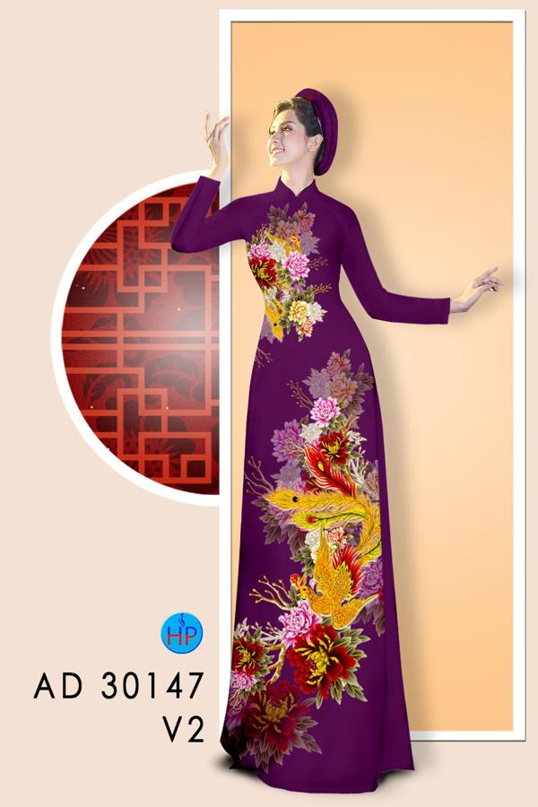 Vải Áo Dài Chim Phụng Đón Tết kiểu mới AD 30147 51 Vải Áo Dài Chim Phụng Đón Tết kiểu mới AD 30147