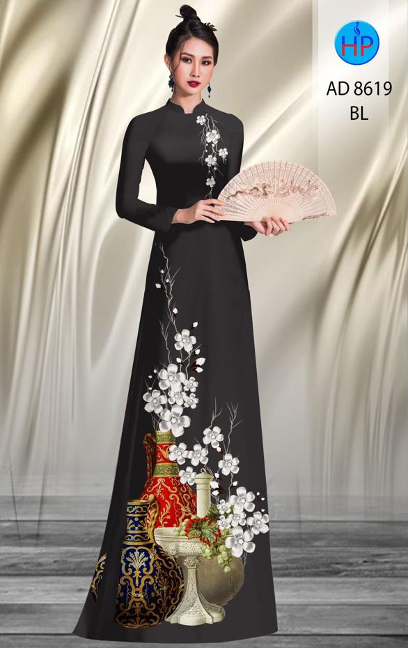 Vải Áo Dài Hoa Mai thiết kế 2020 AD 8619 43 Vải Áo Dài Hoa Mai thiết kế 2020 AD 8619