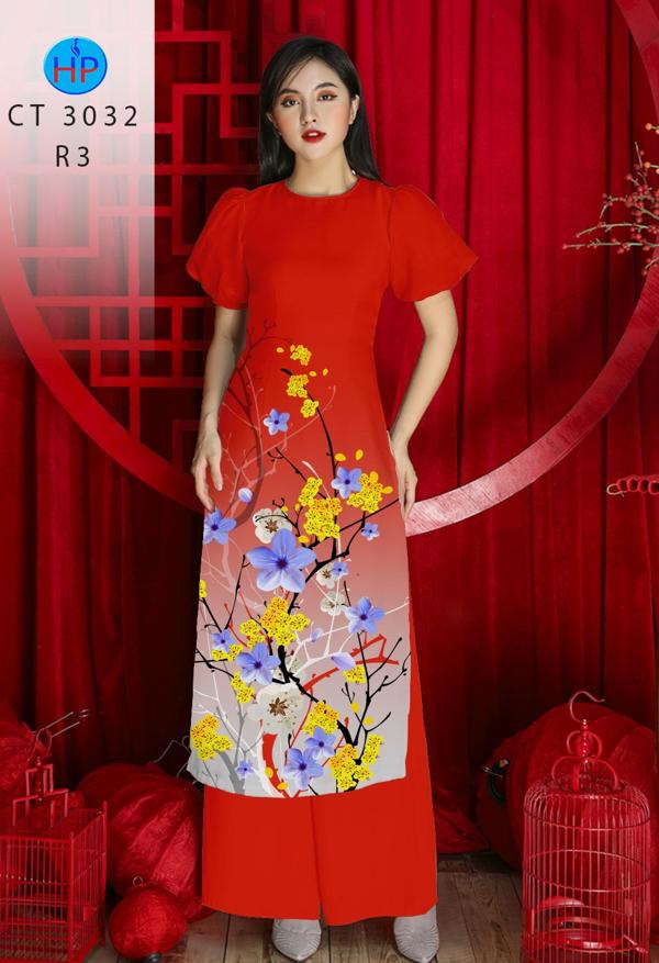 Vải Áo Dài Hoa Mai mới ra AD CT3032 42 Vải Áo Dài Hoa Mai mới ra AD CT3032
