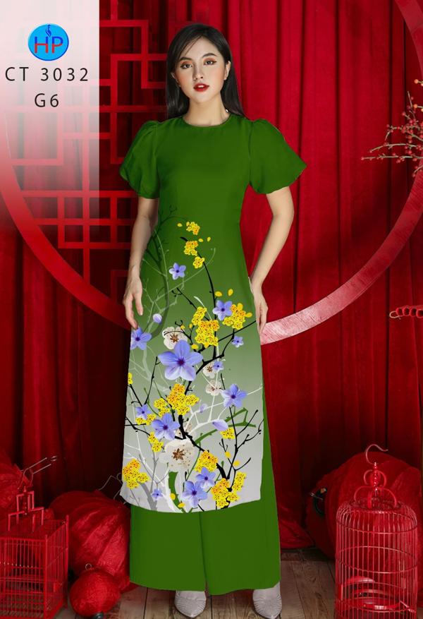 Vải Áo Dài Hoa Mai mới ra AD CT3032 45 Vải Áo Dài Hoa Mai mới ra AD CT3032
