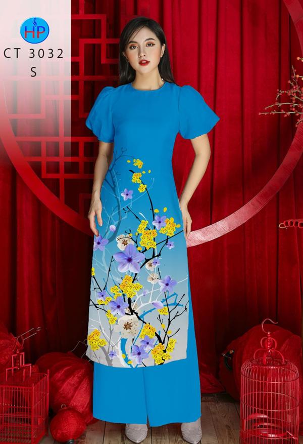 Vải Áo Dài Hoa Mai mới ra AD CT3032 47 Vải Áo Dài Hoa Mai mới ra AD CT3032