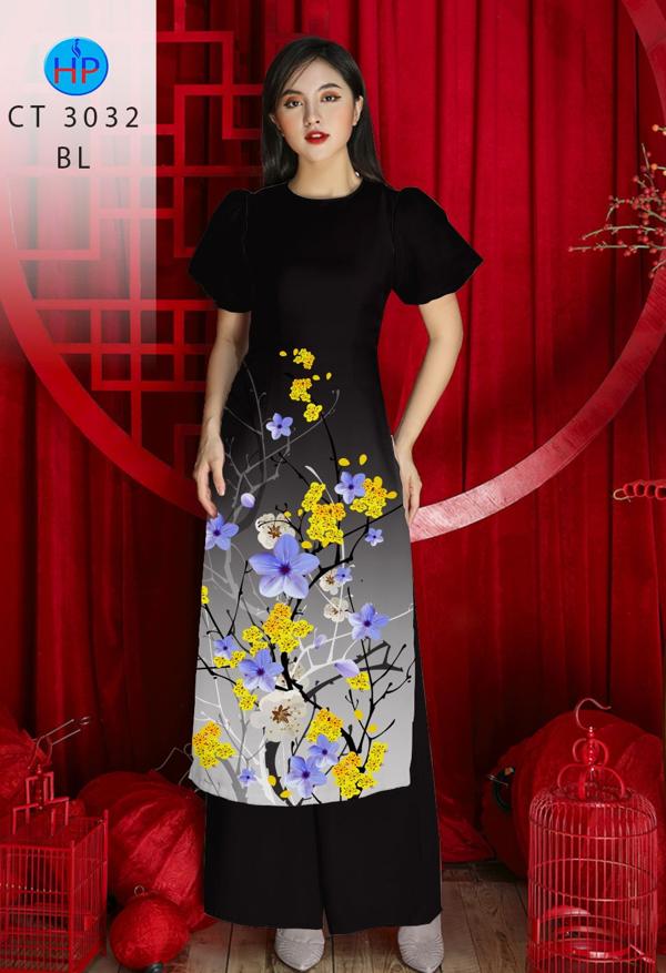 Vải Áo Dài Hoa Mai mới ra AD CT3032 57 Vải Áo Dài Hoa Mai mới ra AD CT3032