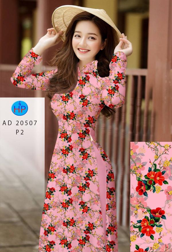 Vải Áo Dài Hoa Đều Đón Tết mới ra AD 20507 39 Vải Áo Dài Hoa Đều Đón Tết mới ra AD 20507