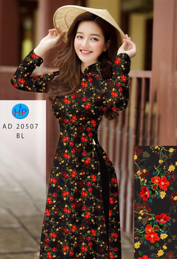 Vải Áo Dài Hoa Đều Đón Tết mới ra AD 20507 52 Vải Áo Dài Hoa Đều Đón Tết mới ra AD 20507