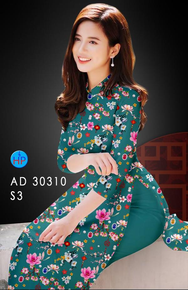 Vải Áo Dài Hoa Đều thiết kế 2020 AD 30310