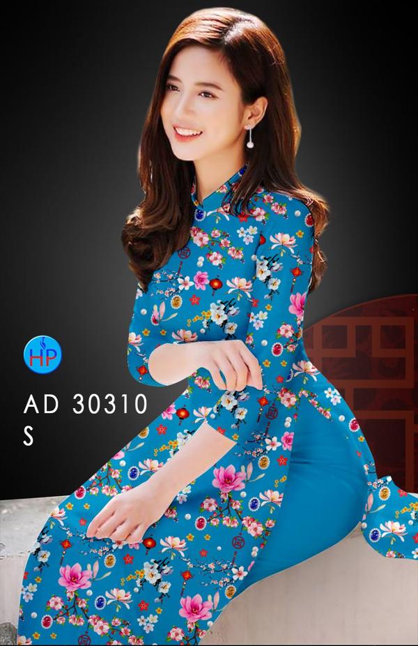Vải Áo Dài Hoa Đều thiết kế 2020 AD 30310
