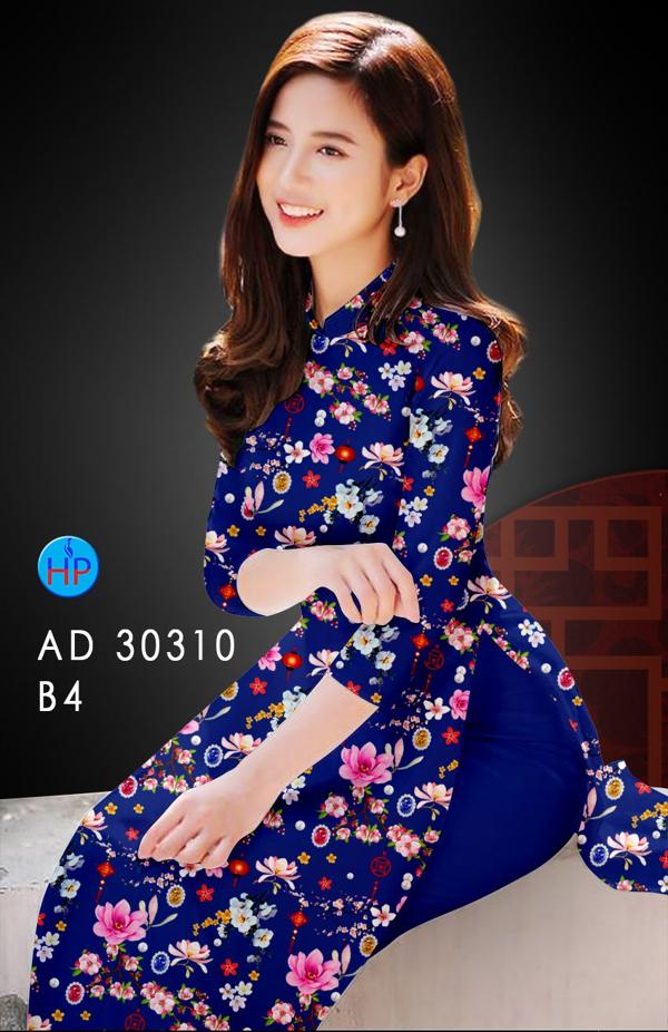 Vải Áo Dài Hoa Đều thiết kế 2020 AD 30310