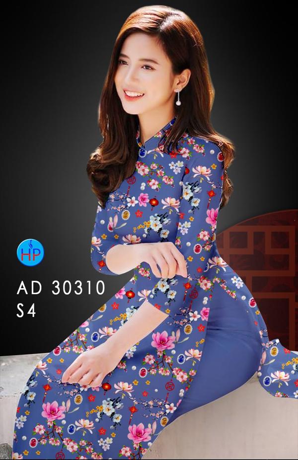 Vải Áo Dài Hoa Đều thiết kế 2020 AD 30310