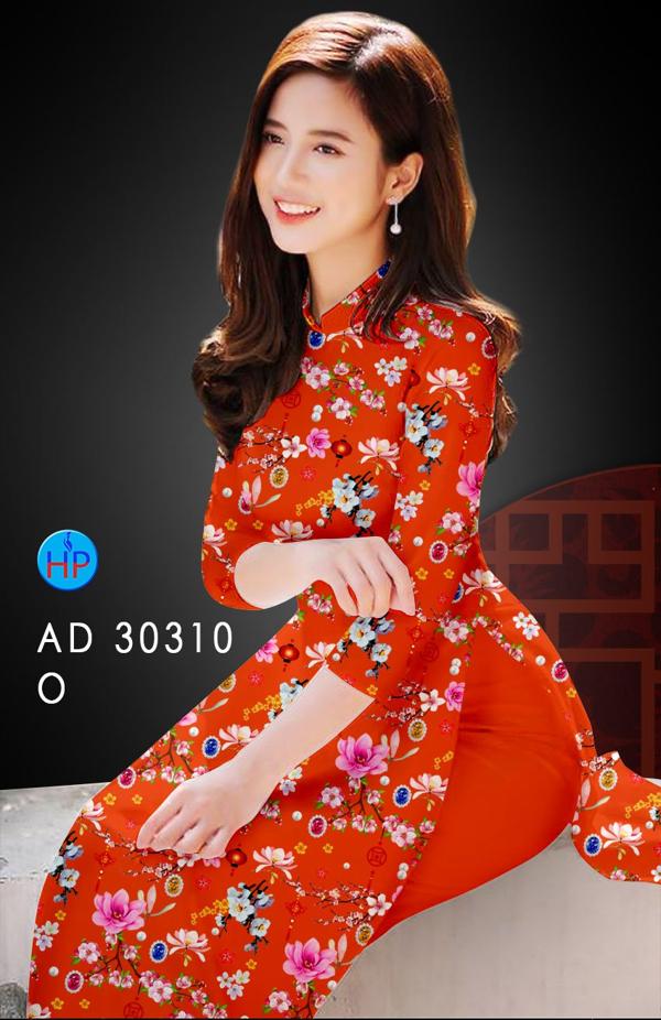 Vải Áo Dài Hoa Đều thiết kế 2020 AD 30310