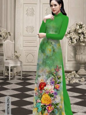 Vải Áo Dài Hoa Hồng kiểu mới AD HT7838 22 1609223958 171 Vai Ao Dai Hoa Hong kieu moi AD HT7838