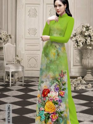 Vải Áo Dài Hoa Hồng kiểu mới AD HT7838 23 1609223958 664 Vai Ao Dai Hoa Hong kieu moi AD HT7838