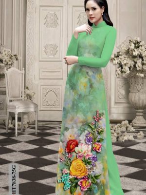 Vải Áo Dài Hoa Hồng kiểu mới AD HT7838 27 1609223959 306 Vai Ao Dai Hoa Hong kieu moi AD HT7838