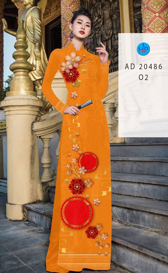 Vải Áo Dài Hoa Mai thiết kế 2020 AD 20486 38 Vải Áo Dài Hoa Mai thiết kế 2020 AD 20486