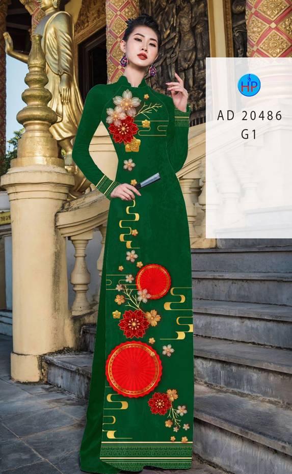 Vải Áo Dài Hoa Mai thiết kế 2020 AD 20486 42 Vải Áo Dài Hoa Mai thiết kế 2020 AD 20486