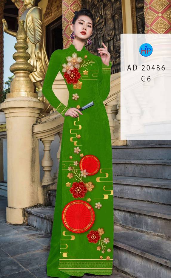 Vải Áo Dài Hoa Mai thiết kế 2020 AD 20486 46 Vải Áo Dài Hoa Mai thiết kế 2020 AD 20486