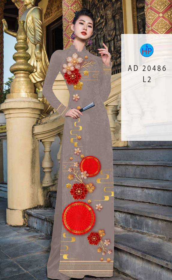 Vải Áo Dài Hoa Mai thiết kế 2020 AD 20486 45 Vải Áo Dài Hoa Mai thiết kế 2020 AD 20486