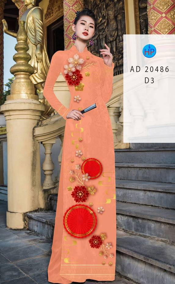 Vải Áo Dài Hoa Mai thiết kế 2020 AD 20486 44 Vải Áo Dài Hoa Mai thiết kế 2020 AD 20486