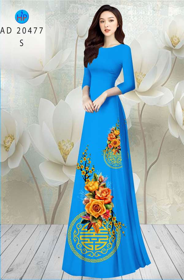Vải Áo Dài Hoa Hồng mới ra AD 20477 39 Vải Áo Dài Hoa Hồng mới ra AD 20477