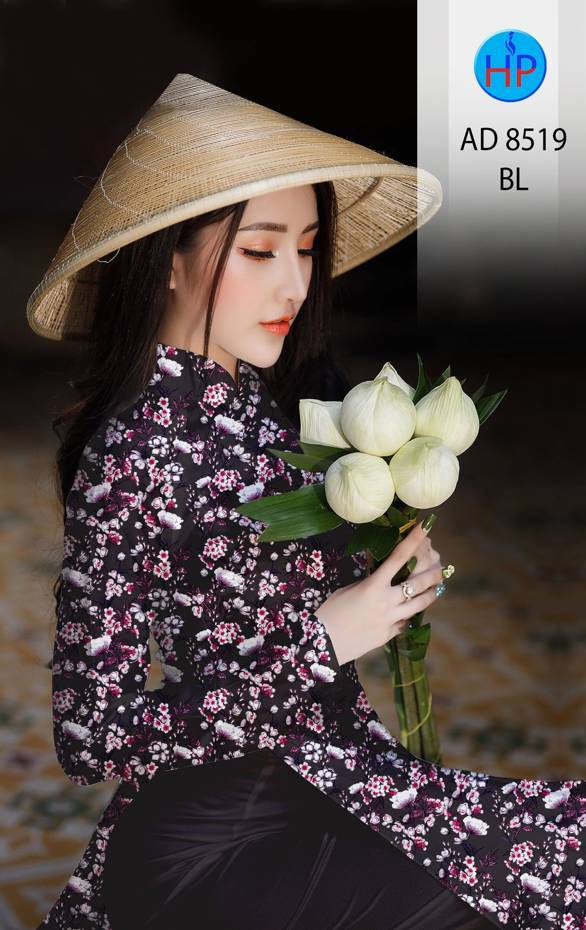 Vải Áo Dài Hoa Đều thiết kế 2021 AD 8519 46 Vải Áo Dài Hoa Đều thiết kế 2021 AD 8519