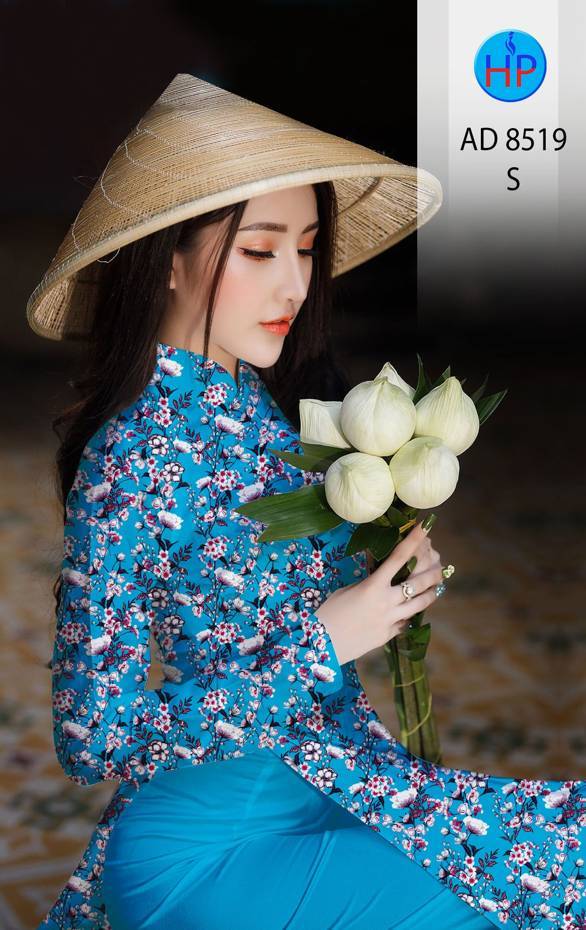 Vải Áo Dài Hoa Đều thiết kế 2021 AD 8519 43 Vải Áo Dài Hoa Đều thiết kế 2021 AD 8519