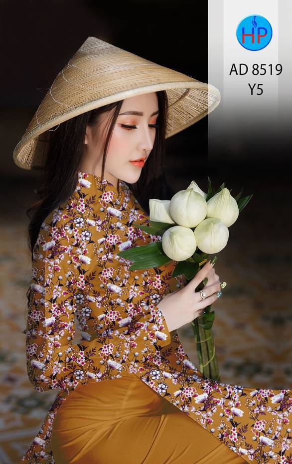 Vải Áo Dài Hoa Đều thiết kế 2021 AD 8519 49 Vải Áo Dài Hoa Đều thiết kế 2021 AD 8519