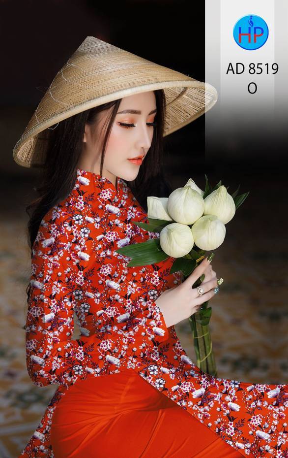 Vải Áo Dài Hoa Đều thiết kế 2021 AD 8519 50 Vải Áo Dài Hoa Đều thiết kế 2021 AD 8519