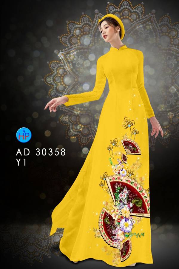 Vải Áo Dài Hoa In 3D thiết kế 2021 AD 30358 45 Vải Áo Dài Hoa In 3D thiết kế 2021 AD 30358