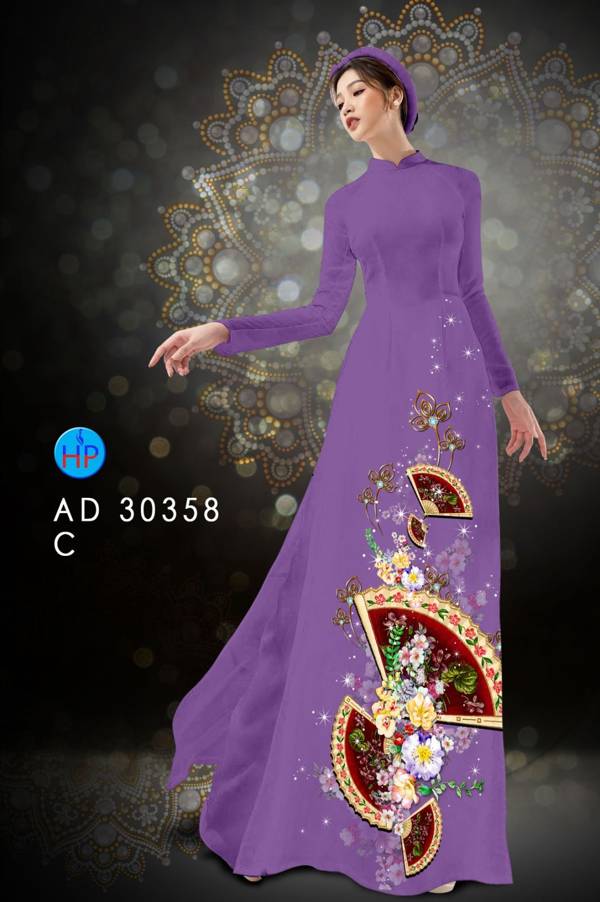 Vải Áo Dài Hoa In 3D thiết kế 2021 AD 30358 44 Vải Áo Dài Hoa In 3D thiết kế 2021 AD 30358