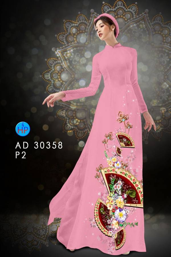 Vải Áo Dài Hoa In 3D thiết kế 2021 AD 30358 56 Vải Áo Dài Hoa In 3D thiết kế 2021 AD 30358