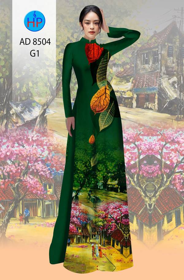 Vải Áo Dài Phong Cảnh thiết kế 2021 AD 8504 39 Vải Áo Dài Phong Cảnh thiết kế 2021 AD 8504