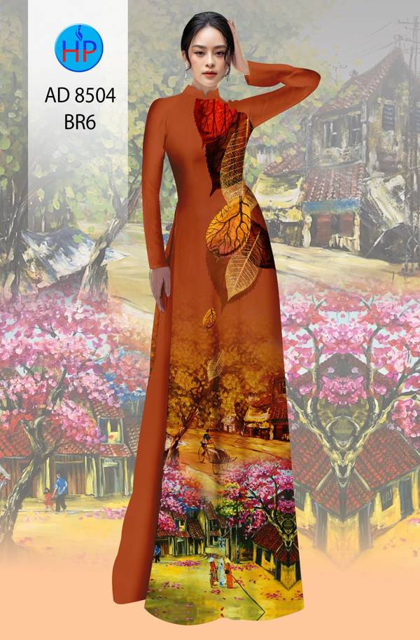 Vải Áo Dài Phong Cảnh thiết kế 2021 AD 8504 46 Vải Áo Dài Phong Cảnh thiết kế 2021 AD 8504