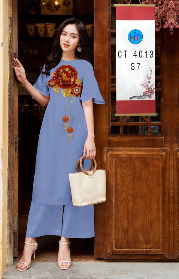 Vải Áo Dài Tết Mới thiết kế 2021 AD CT4013 48 Vải Áo Dài Tết Mới thiết kế 2021 AD CT4013