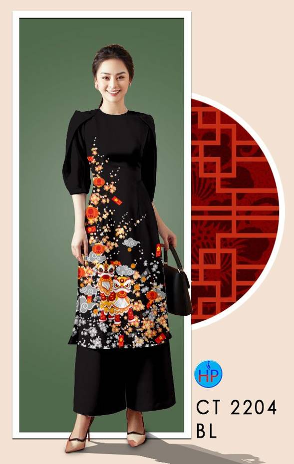 Vải Áo Dài Hoa In 3D thiết kế 2021 AD CT2204 36 Vải Áo Dài Hoa In 3D thiết kế 2021 AD CT2204