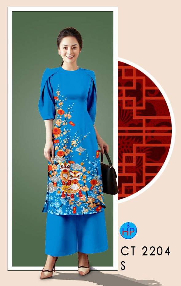 Vải Áo Dài Hoa In 3D thiết kế 2021 AD CT2204 38 Vải Áo Dài Hoa In 3D thiết kế 2021 AD CT2204