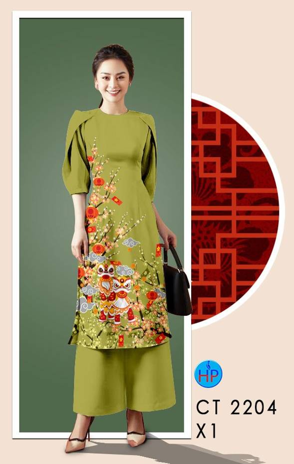 Vải Áo Dài Hoa In 3D thiết kế 2021 AD CT2204 40 Vải Áo Dài Hoa In 3D thiết kế 2021 AD CT2204