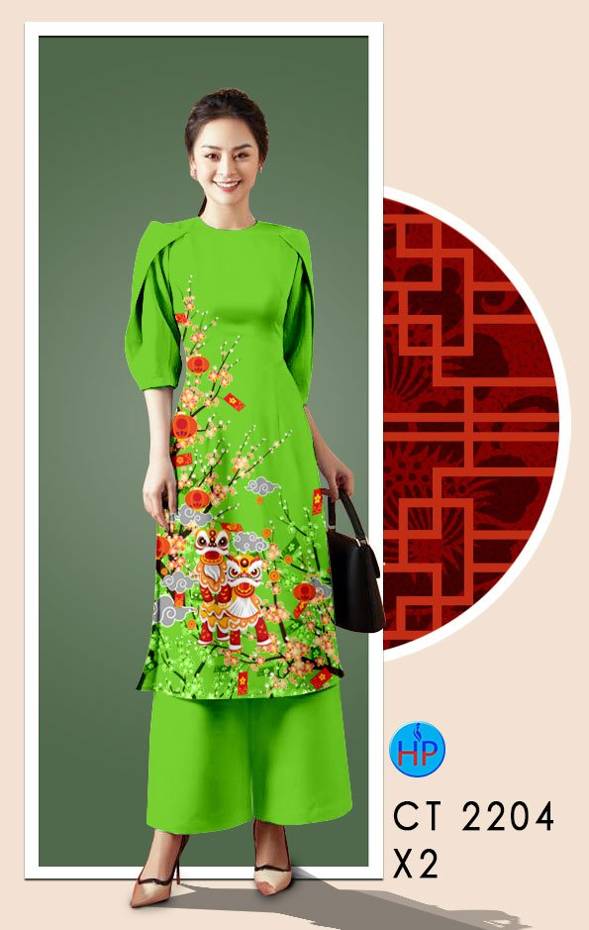 Vải Áo Dài Hoa In 3D thiết kế 2021 AD CT2204 41 Vải Áo Dài Hoa In 3D thiết kế 2021 AD CT2204