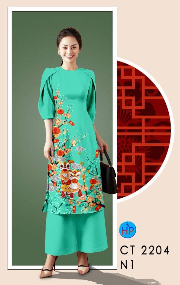 Vải Áo Dài Hoa In 3D thiết kế 2021 AD CT2204 48 Vải Áo Dài Hoa In 3D thiết kế 2021 AD CT2204